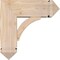 Ekena Millwork Thorton Arts and Crafts Smooth Bracket w/ Offset Brace, Douglas Fir, 7 1/2"W x 20"D x 20"H BKT0806X20X20THR03SDF - alternate 4